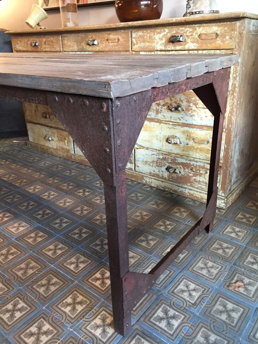 French Industrial Wood Metal Dining Table. French Industrial Wood Metal Dining Table For Sale At Pamono french industrial wood metal dining table. french industrial wood metal dining table for sale at pamono