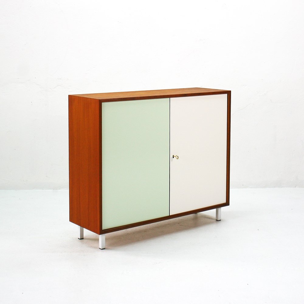 Teak two door commode from wk möbel, 1960s for sale at pamono
