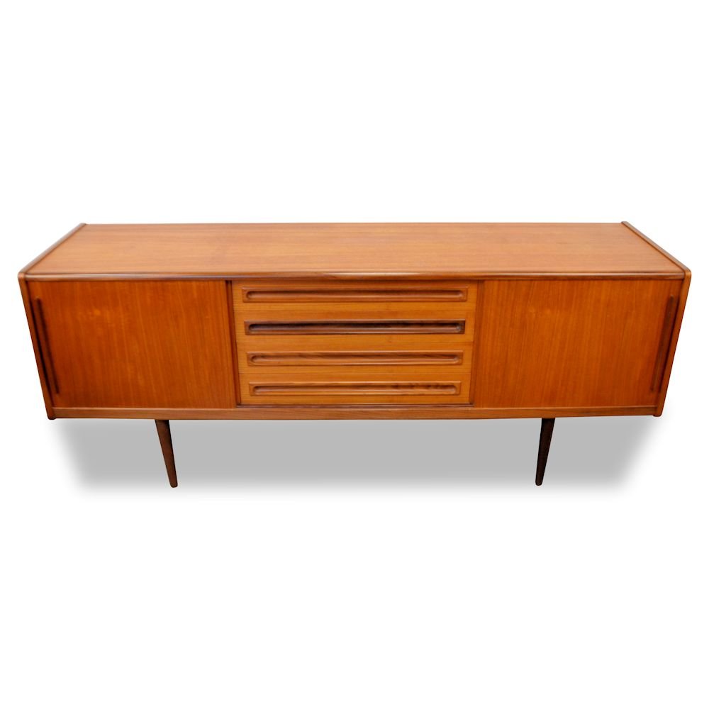 midcentury modern danish teak sideboard by johannes andersen 4