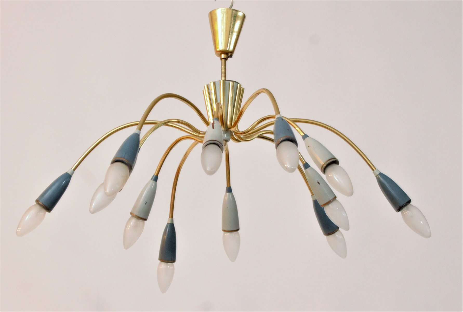 German Brass Sputnik Chandelier 1950s For At Pamono German Brass Sputnik Chandelier 1950s