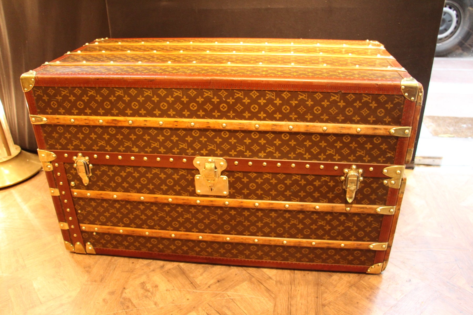 Vintage Louis Vuitton Steamer Trunk Mount Mercy University