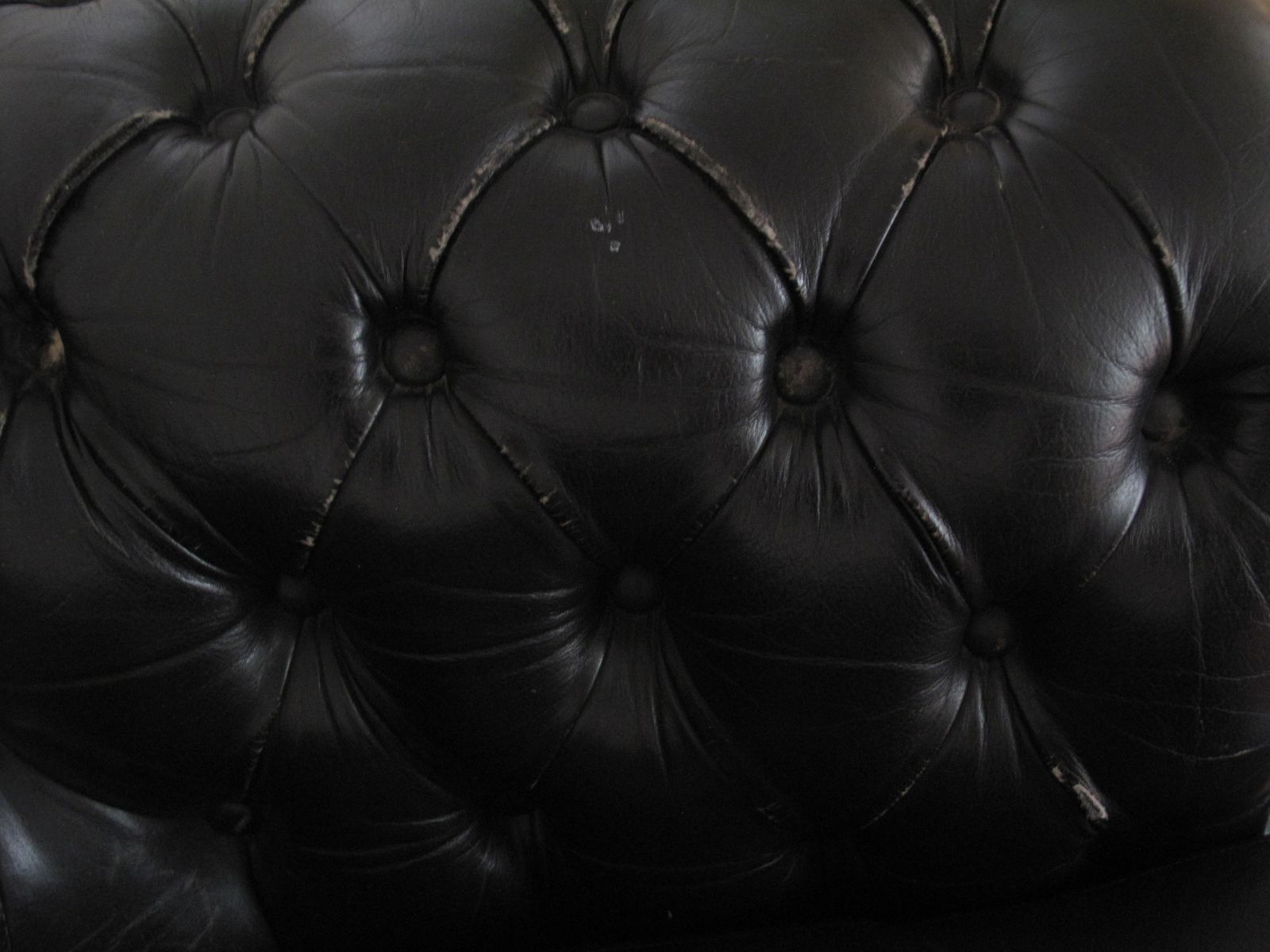 Vintage Brown Leather 3 Seater Chesterfield Sofa In Norwich 4