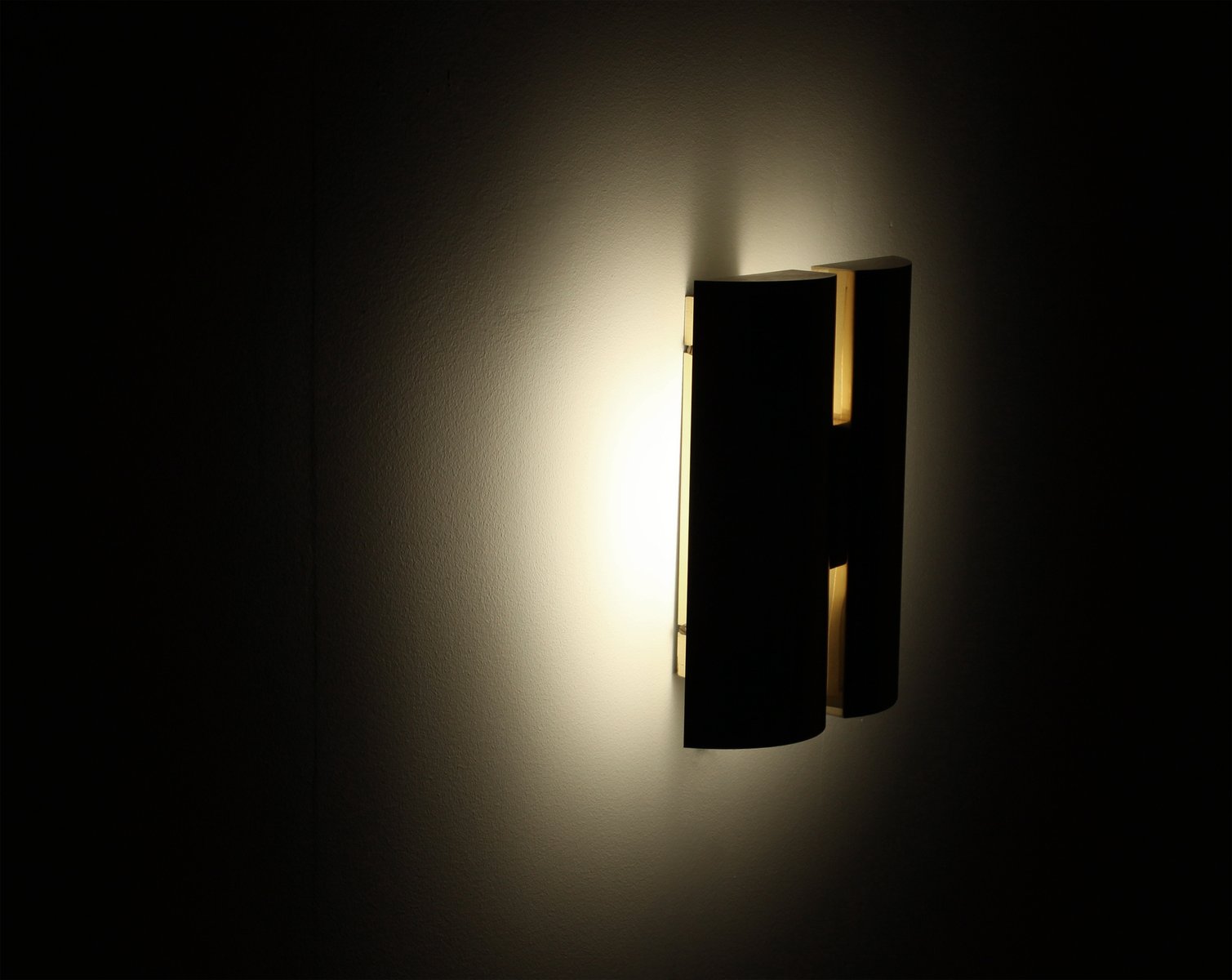 Scandinavian Brass Wall Lights from Falkenbergs, 1980s, Set of 2 for sale at Pamono