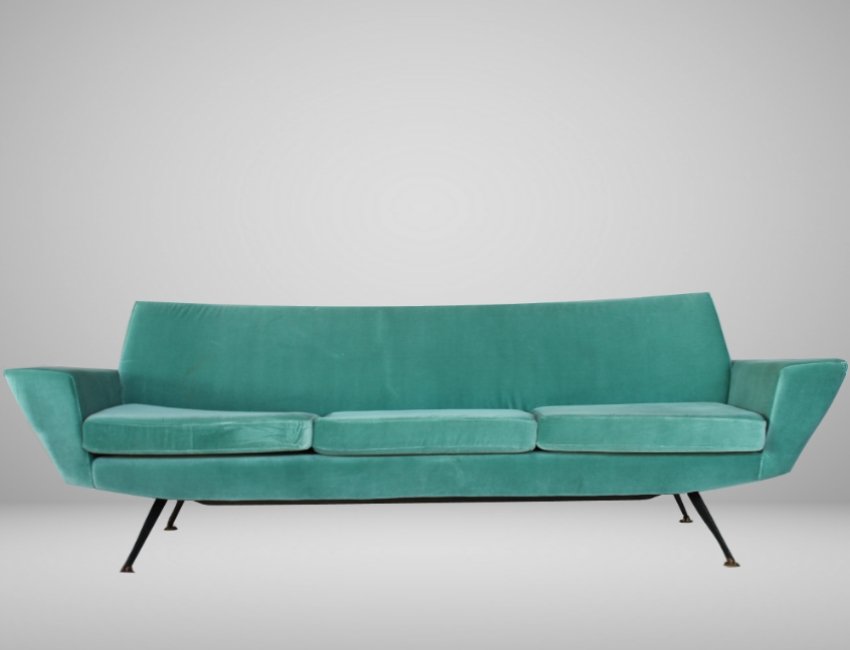 Velvet Sofa mid-century italian aquamarine velvet sofa, 1960s for sale at pamono Velvet Sofa mid-century italian aquamarine velvet sofa, 1960s for sale at pamono