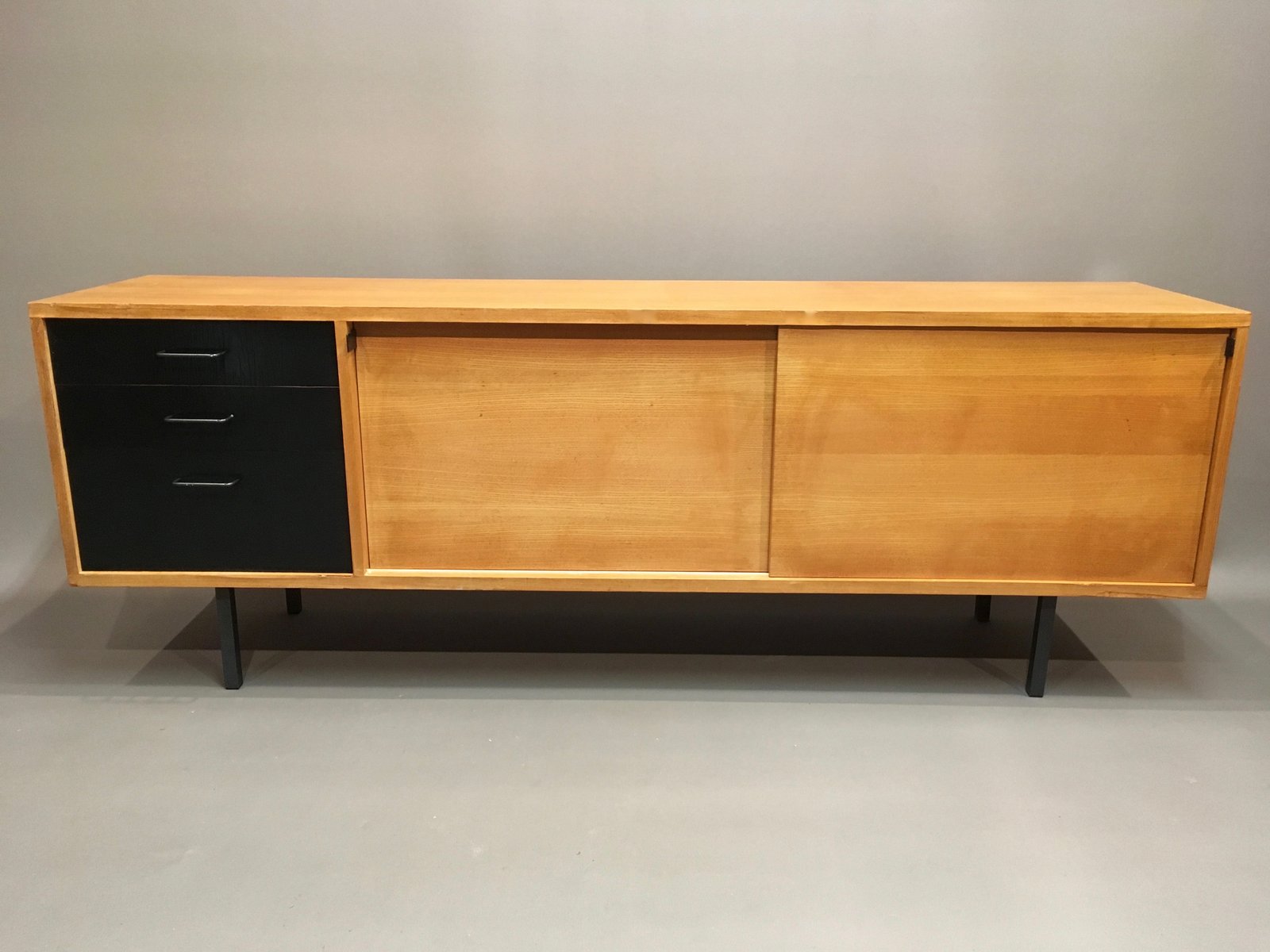 Oak And Metal Sideboard S For Sale At Pamono - Oak And Metal Sideboard S oak and metal sideboard s for sale at pamono - oak and metal sideboard s