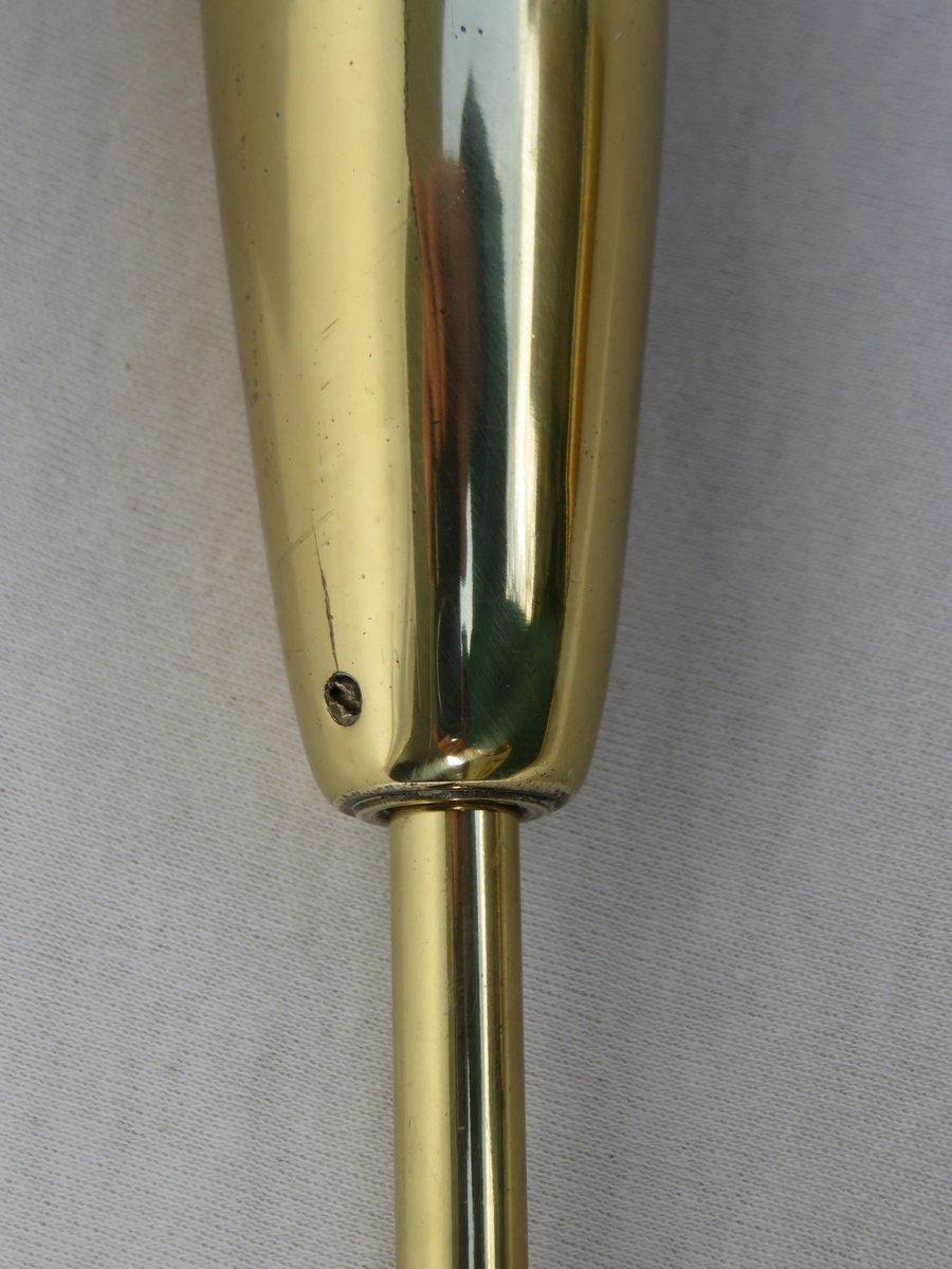 Italian Brass Wall Lights, 1950s, Set of 2 for sale at Pamono