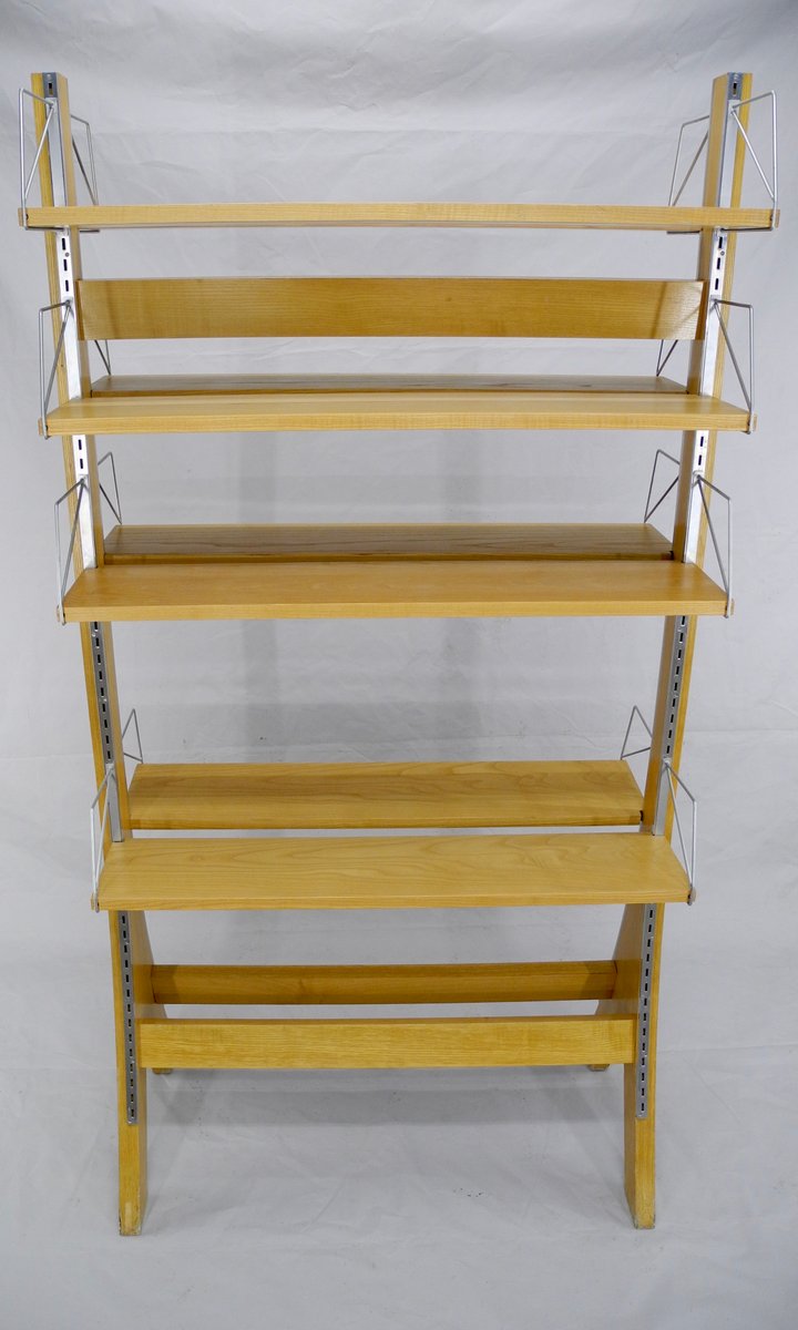 Vintage Small Oak FreeStanding Book Shelf for sale at Pamono