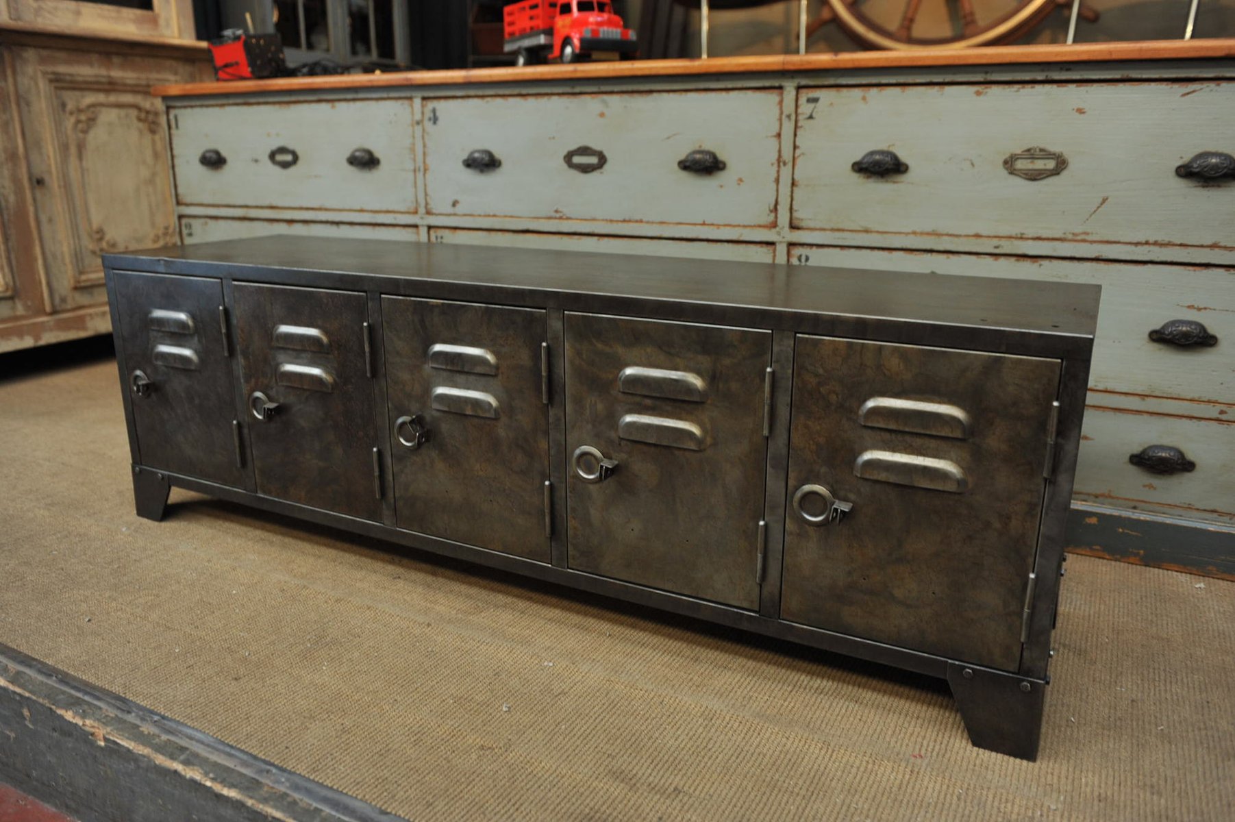 Industrial Metal Sideboard With Five Doors S For Sale At Pamono - Industrial Metal Sideboard With Five Doors S industrial metal sideboard with five doors s for sale at pamono - industrial metal sideboard with five doors s