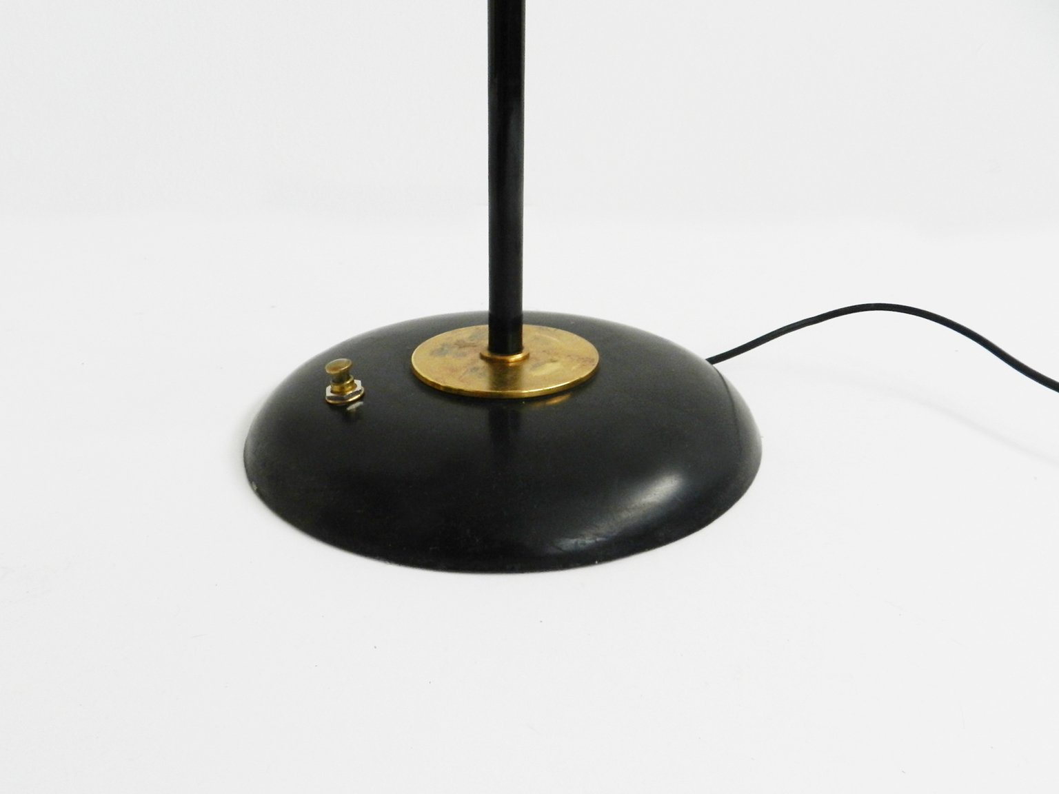 Italian Gold, Red, Black, and White Floor Lamp from ...