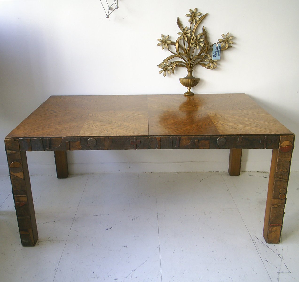 American Brutalist Dining Table From Lane Furniture 1960s For