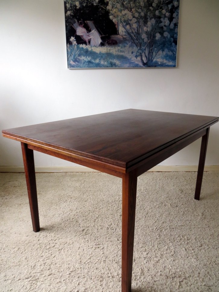 Mid-Century Modern Danish Extendable Palisander Dining ...