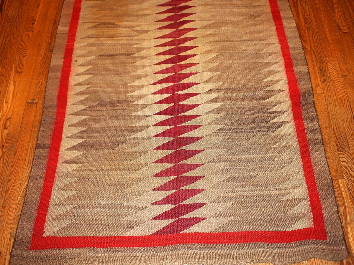 Antique Handmade Native American Navajo Rug for sale at Pamono