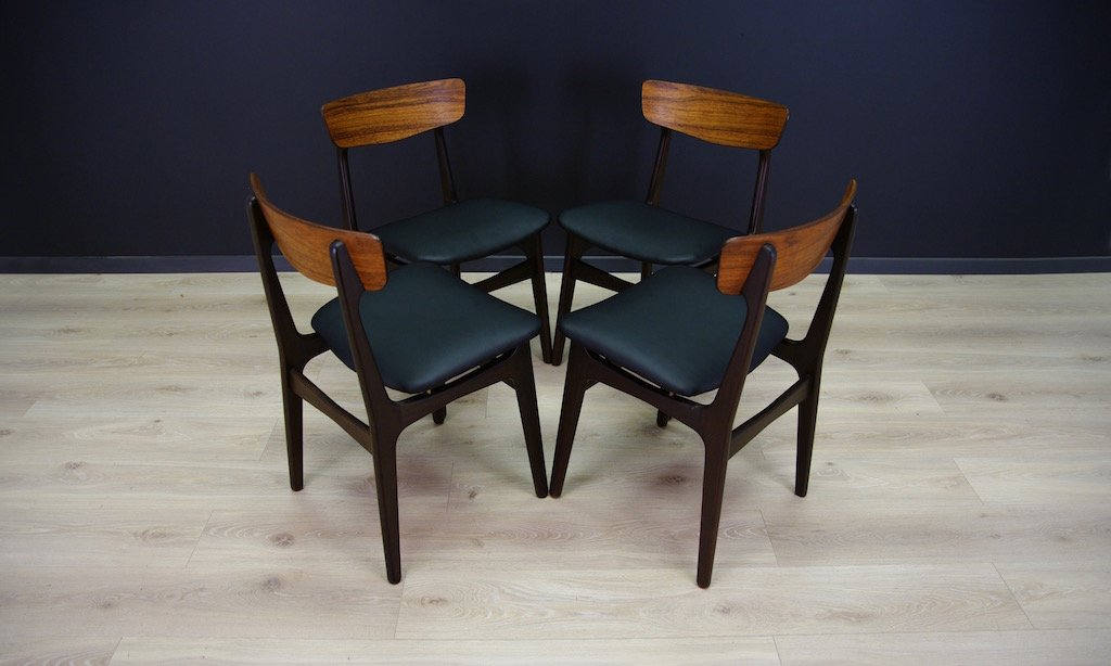Danish Rosewood Dining Chairs by Schønning & Elgaard for Randers