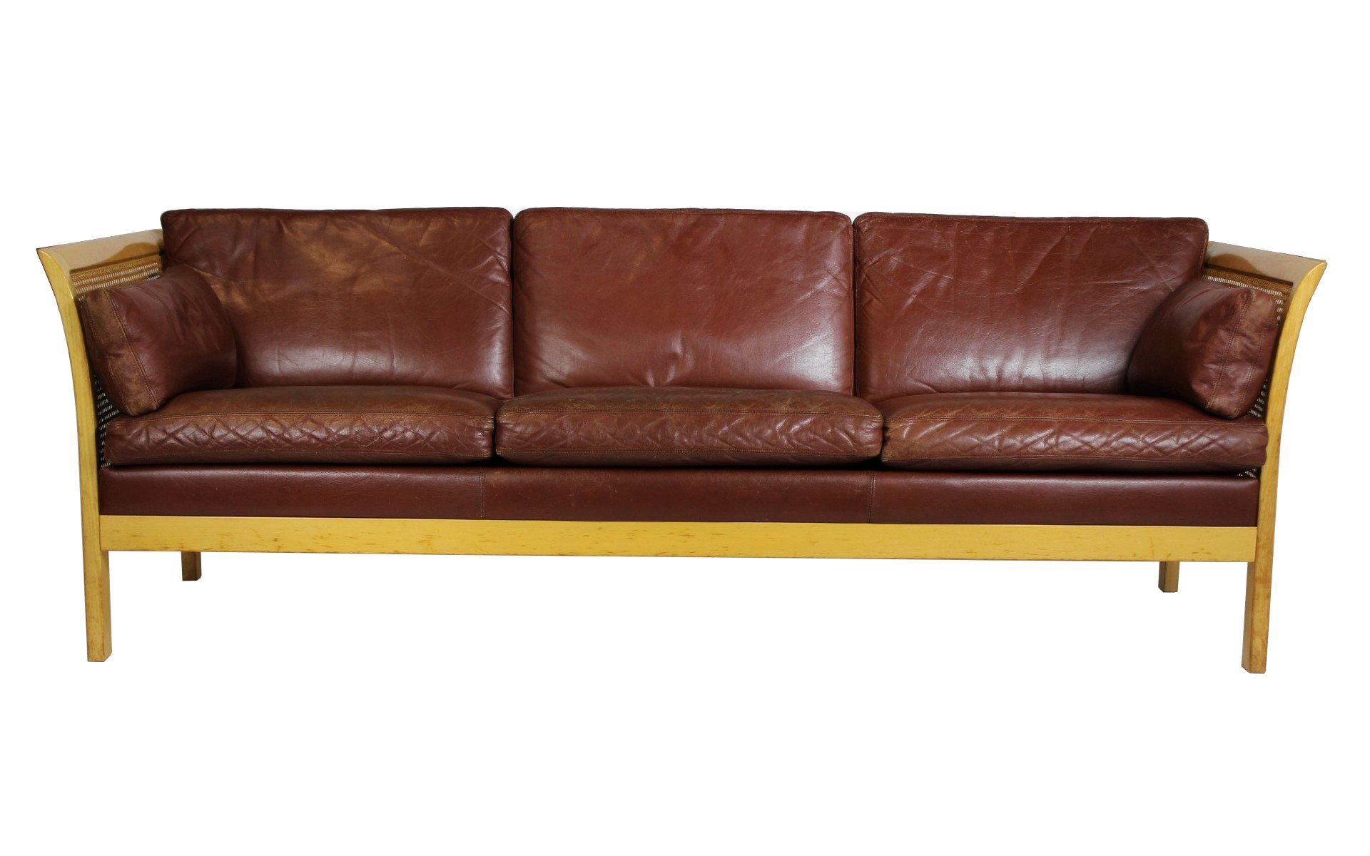 Swedish Leather Sofa by Arne Norell 1960s for sale at Pamono