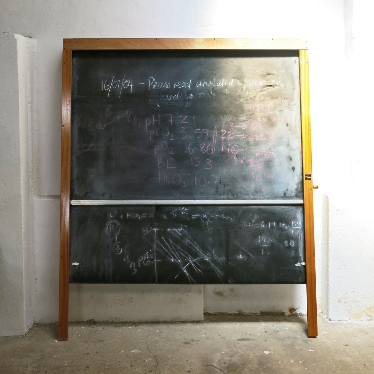 Scottish Large School Revolving Roll Blackboard from Wilson and Garden