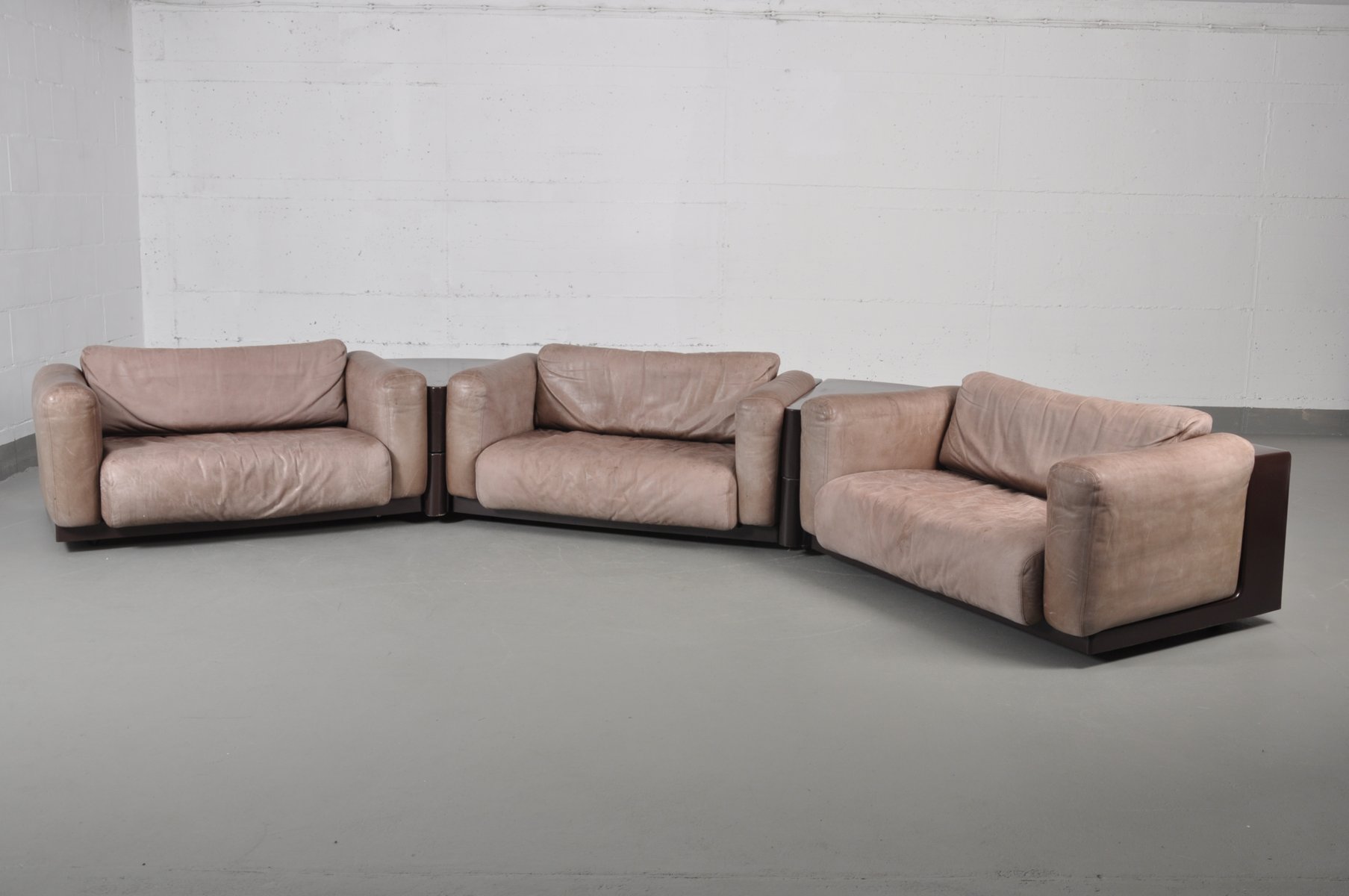 Vintage Modular Sofa Set byCini Boeri for Knoll for sale at Pamono