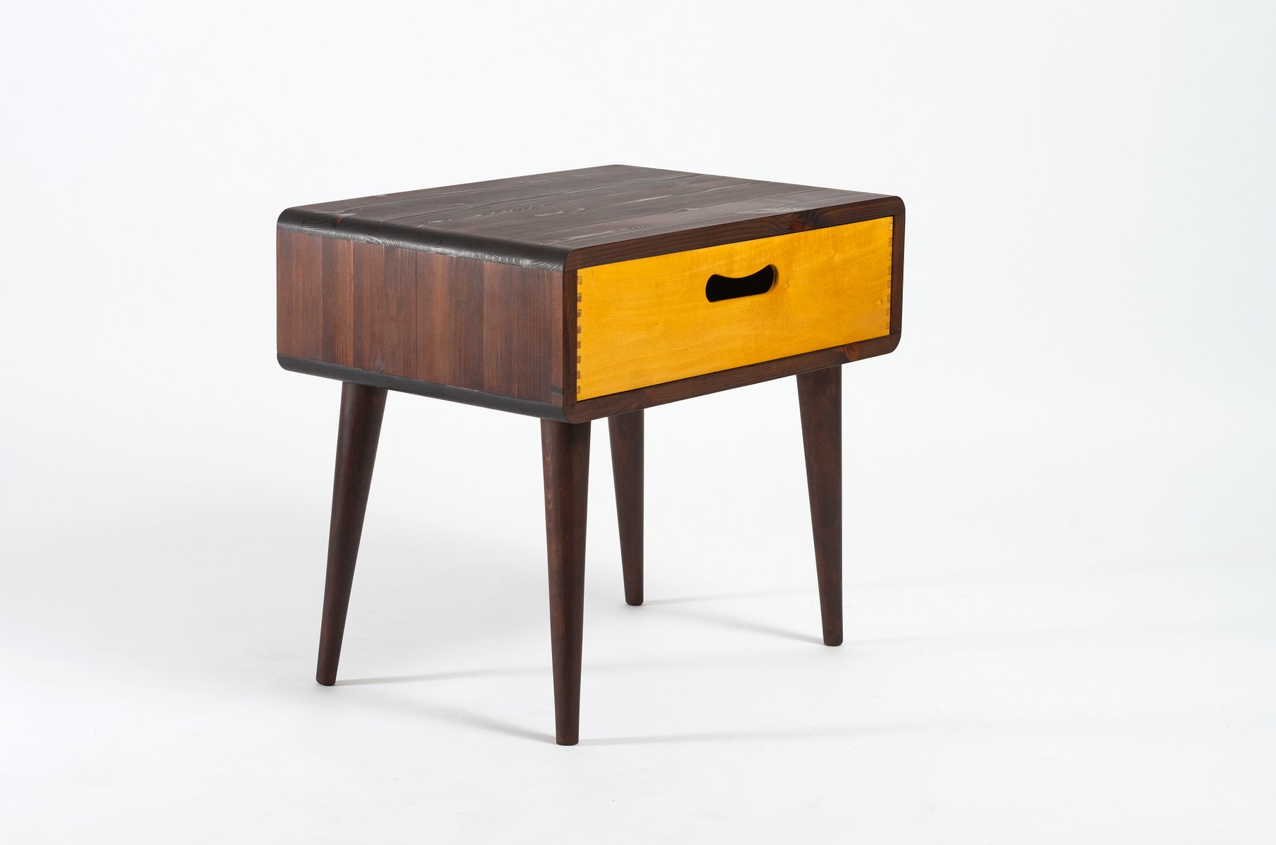 MidCentury Side Table with Drawer for sale at Pamono