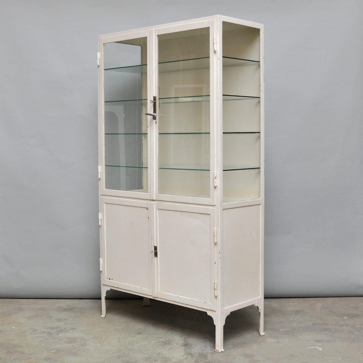 Vintage Steel and Glass Medicine Cabinet, 1940s for sale ...