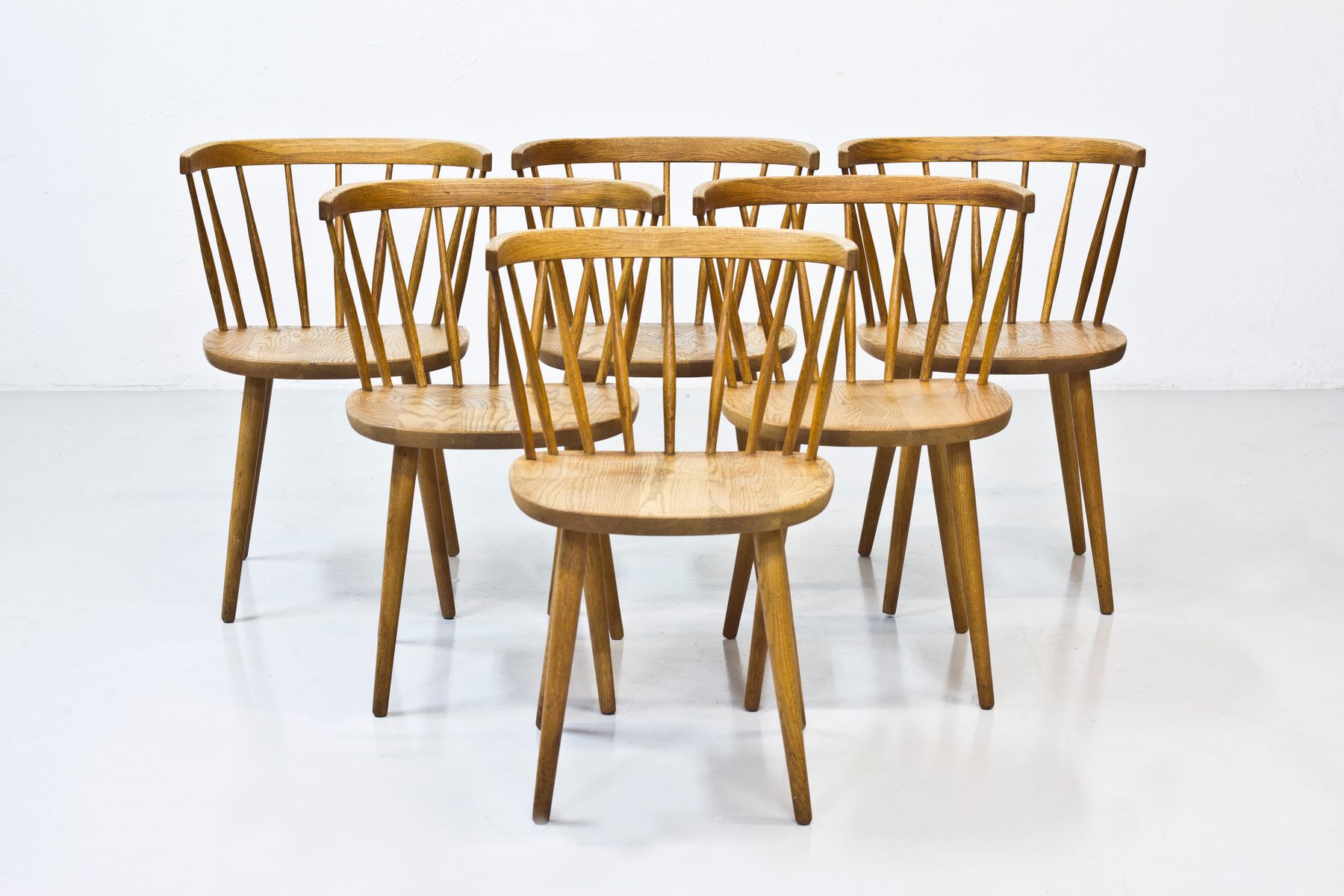 Bobino Stühle von Yngve Ekström für Stolab, 1950er, 6er Set bei Pamono kaufen Bobino Stühle von Yngve Ekström für Stolab, 1950er, 6er Set bei Pamono kaufen