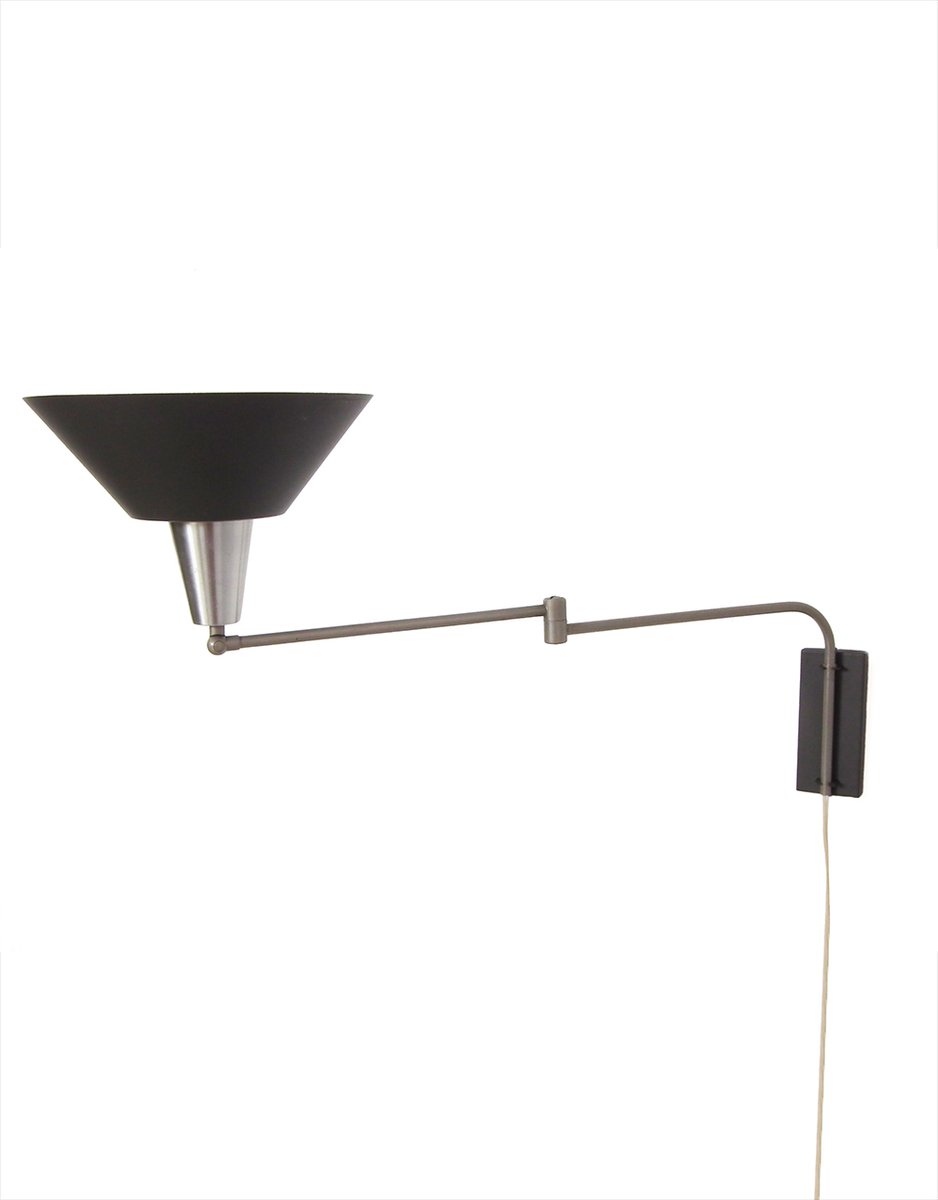 Wall Light with Swing Arm, 1960s for sale at Pamono