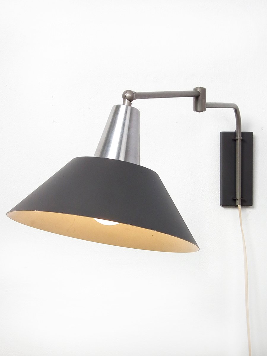 Wall Light with Swing Arm, 1960s for sale at Pamono