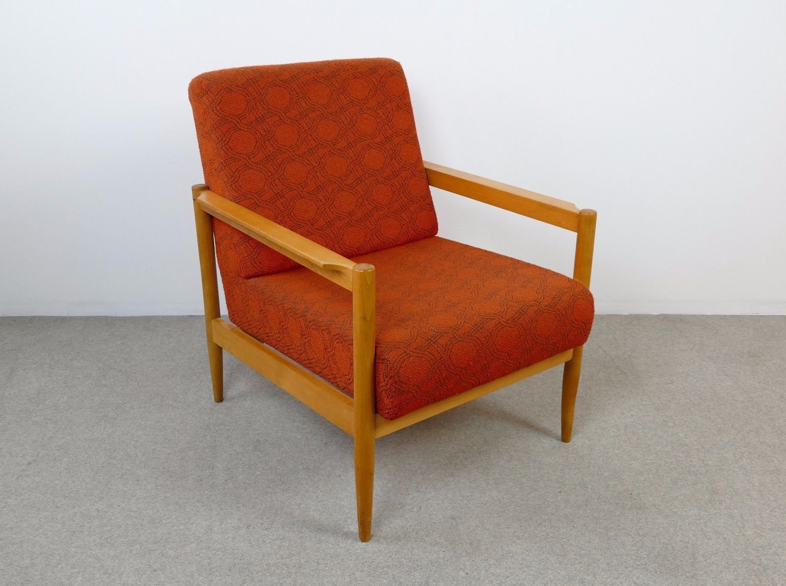 Mid Century Orange Armchair 1960s For Sale At Pamono regarding 1960s armchairs for sale with regard to Motivate