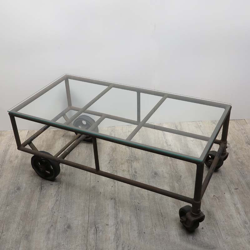 vintage industrial cart coffee table for sale at pamono vintage industrial cart coffee table for sale at pamono