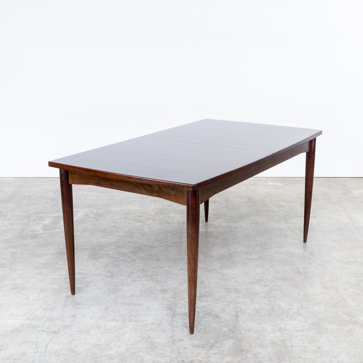 Brown Rosewood Extending Dining Table, 1960s for sale at 