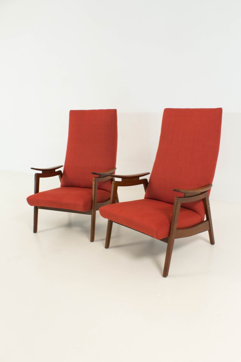 Midcentury Modern Red High Back Chairs S Set Of For Sale - Midcentury Modern Red High Back Chairs S Set Of midcentury modern red high back chairs s set of for sale - midcentury modern red high back chairs s set of