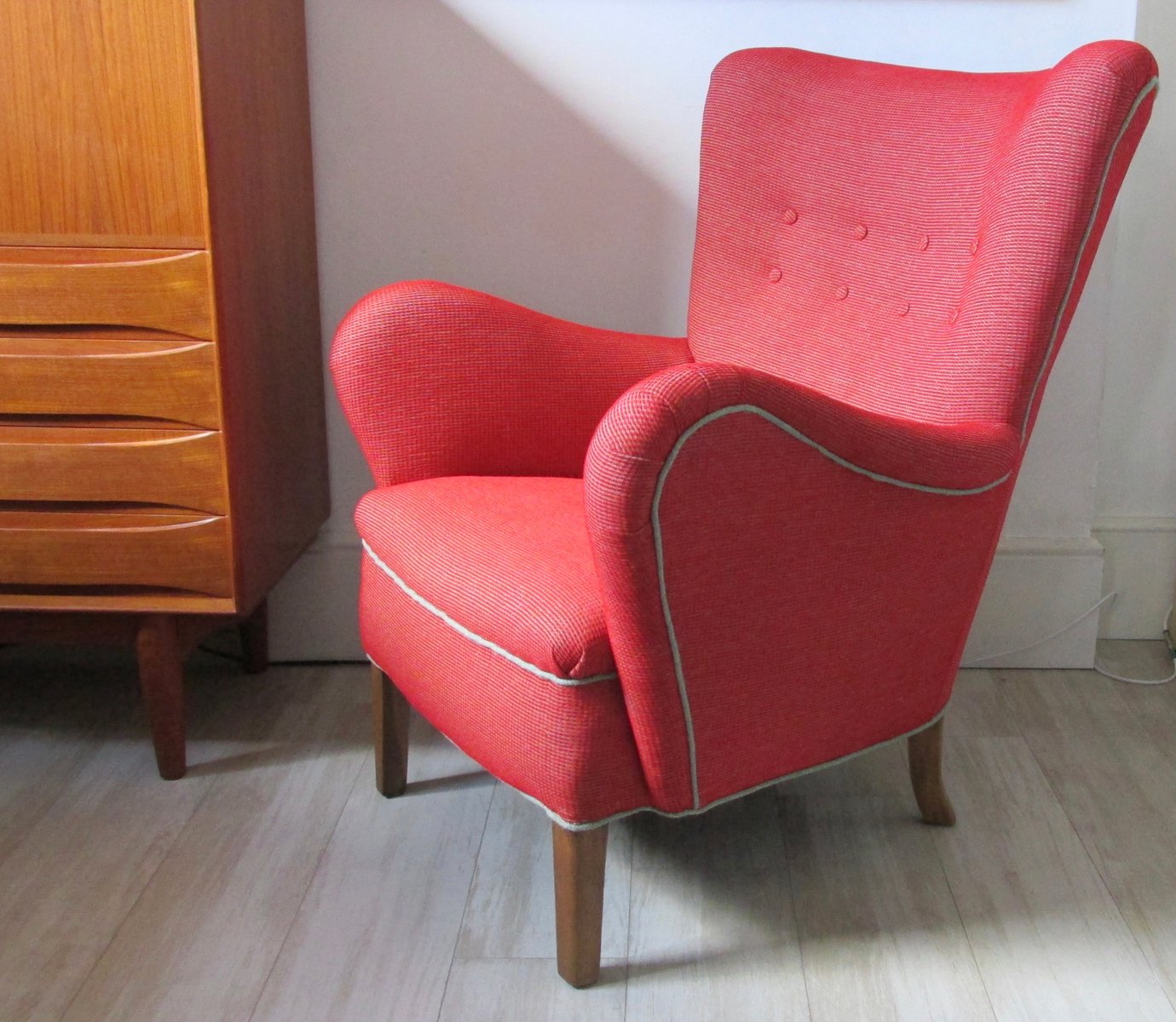 Vintage Lounge Chair, 1940s for sale at Pamono