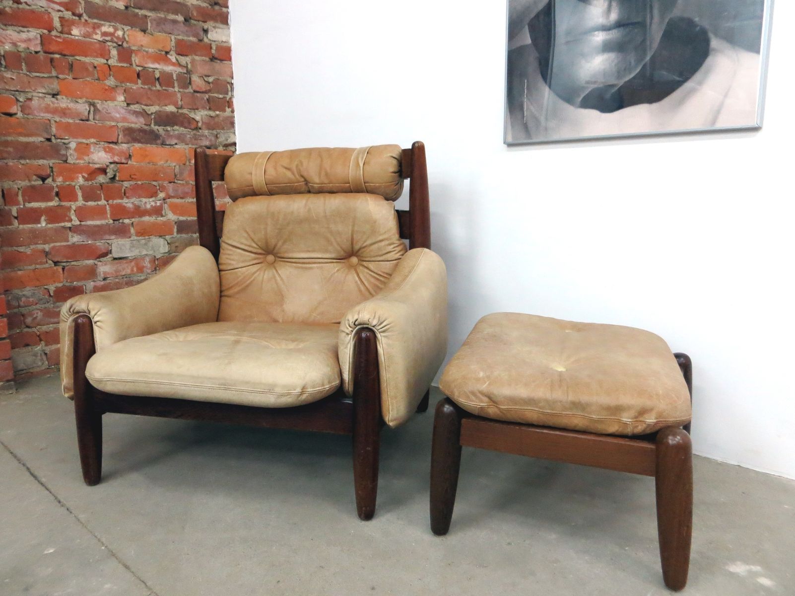 Brazilian Leather Lounge Chair And Ottoman S For Sale At Pamono - Brazilian Leather Lounge Chair And Ottoman S brazilian leather lounge chair and ottoman s for sale at pamono - brazilian leather lounge chair and ottoman s
