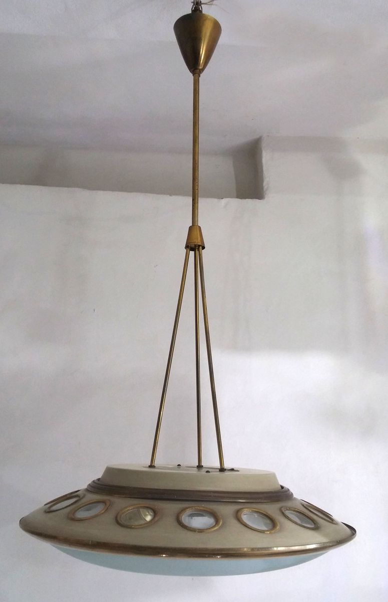 Mid-Century UFO Pendant Lamp, 1960s for sale at Pamono