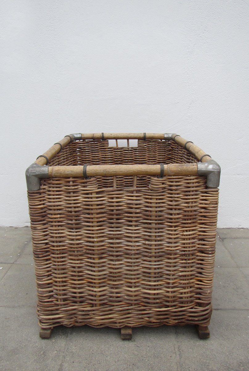 jumbo wicker laundry basket