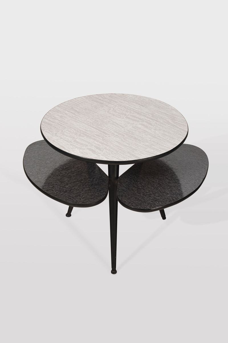 spanish side table in iron and formica, 1950s for sale at pamono spanish side table in iron and formica, 1950s for sale at pamono