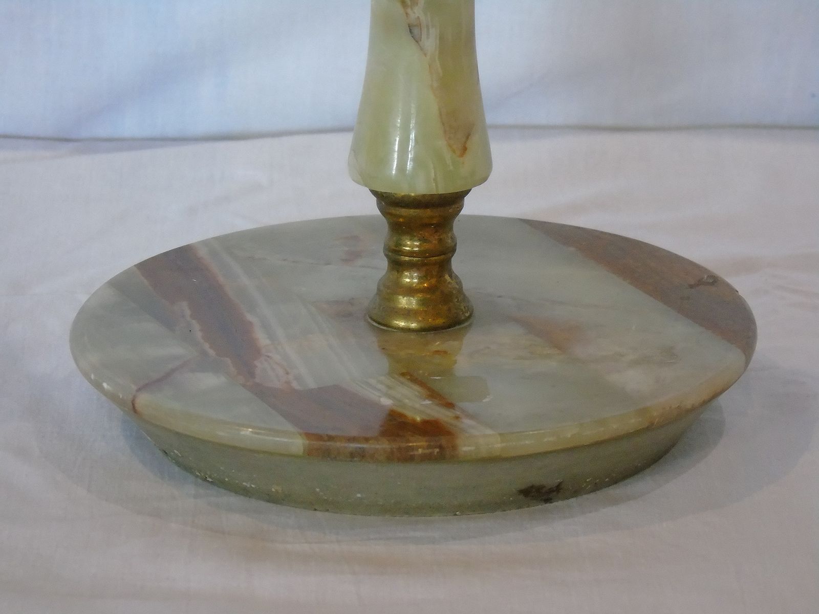 Marble and Copper Standing Ashtray, 1950s for sale at Pamono