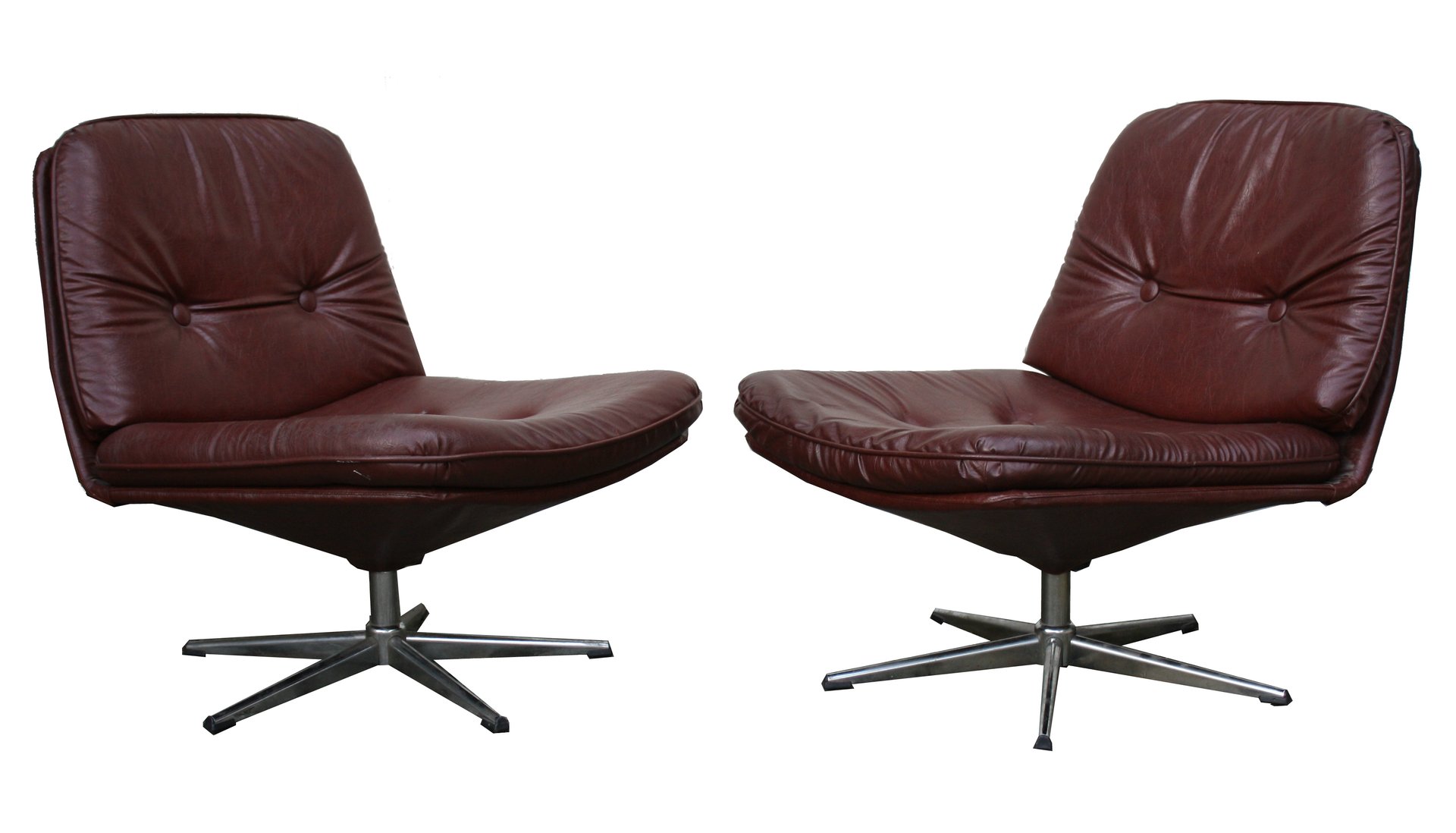 Vintage Belgian Red Swivel Chairs 1960s Set Of 2 For Sale At Pamono truly Vintage Swivel Chairs