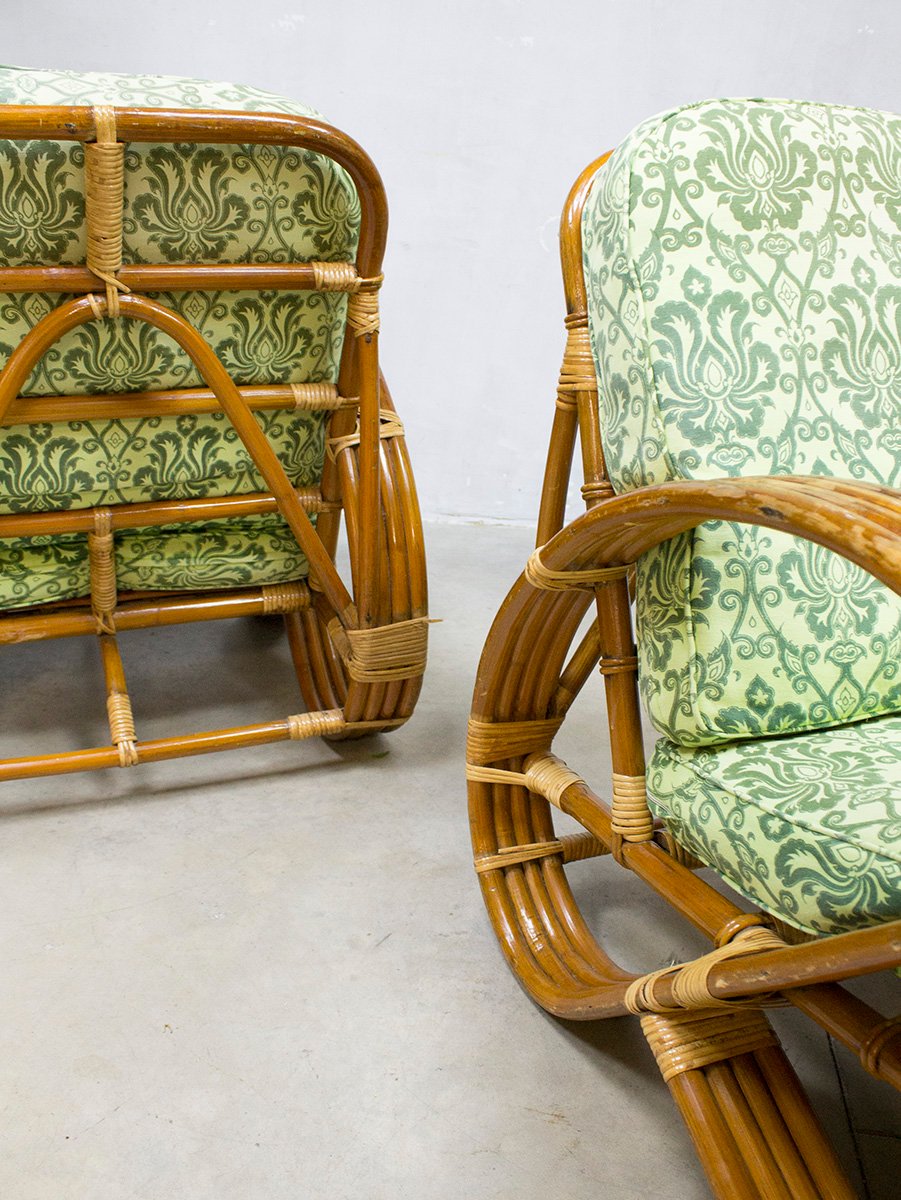 Vintage Rattan Bambus Sessel bei Pamono kaufen