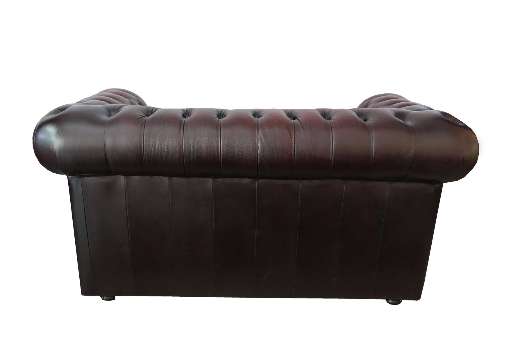 Vintage Chesterfield Quilted Leather Sofa for sale at Pamono