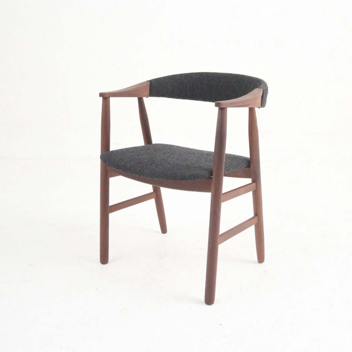 Midcentury Danish Modern Armchair In Rosewood And Wool For Sale - Price Per Piece midcentury danish modern armchair in rosewood and wool for sale - price per piece