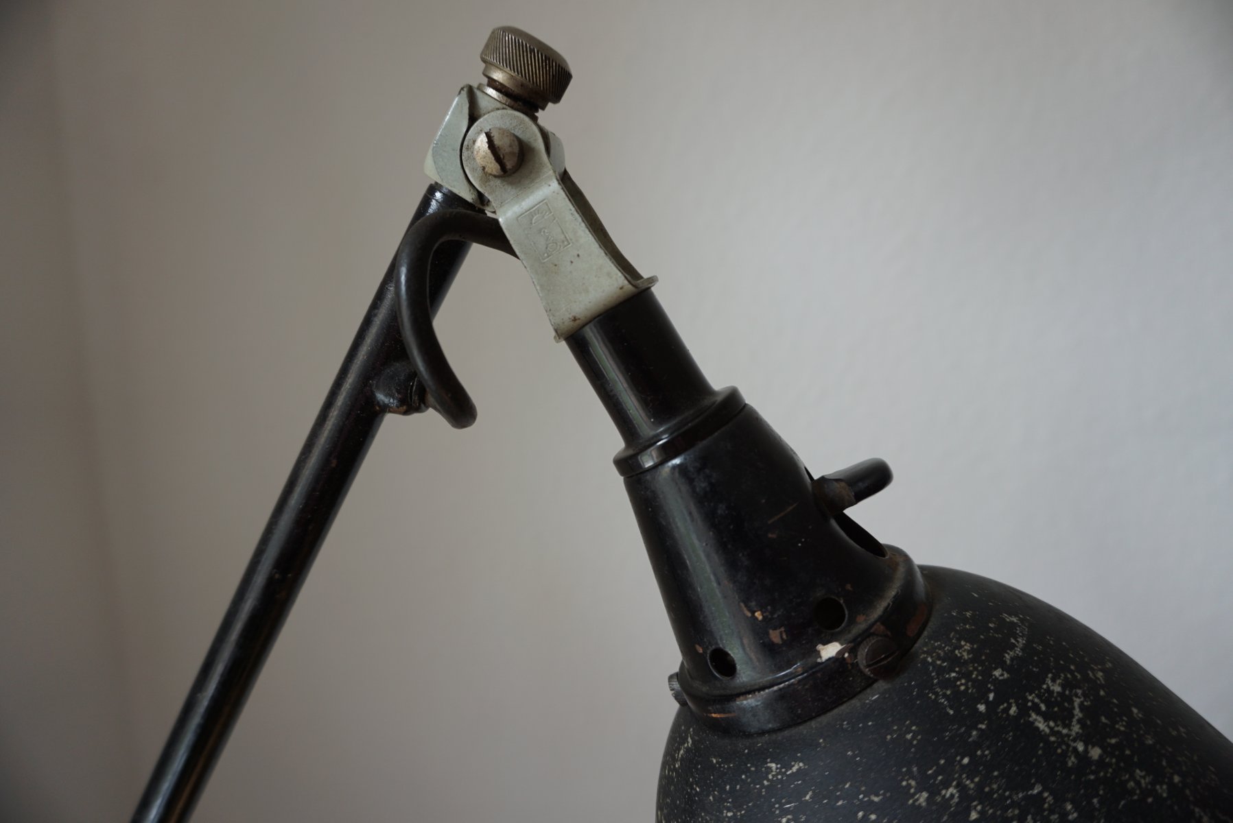 Industrial Wall Mounted Scissor Lamp by Kurt Fischer for Midgard Industriewerke Auma, 1930s for ...
