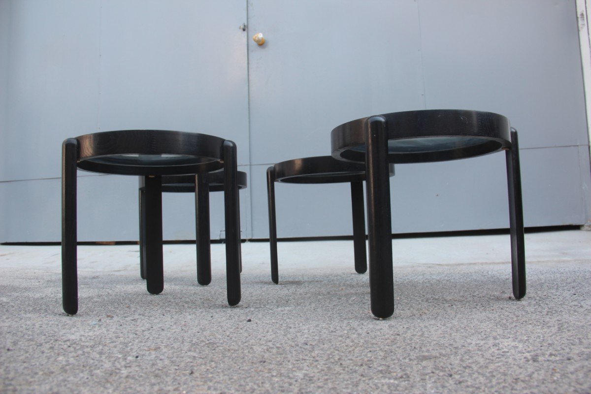 Black Chestnut Stacking Tables S Set Of For Sale At Pamono - Price Per Set black chestnut stacking tables s set of for sale at pamono - price per set