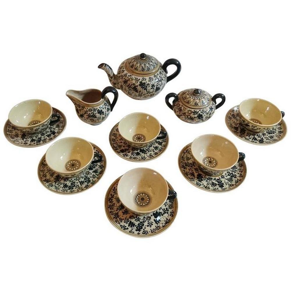 Italian Tea Set from Molaroni Pesaro, 1930s for sale at Pamono