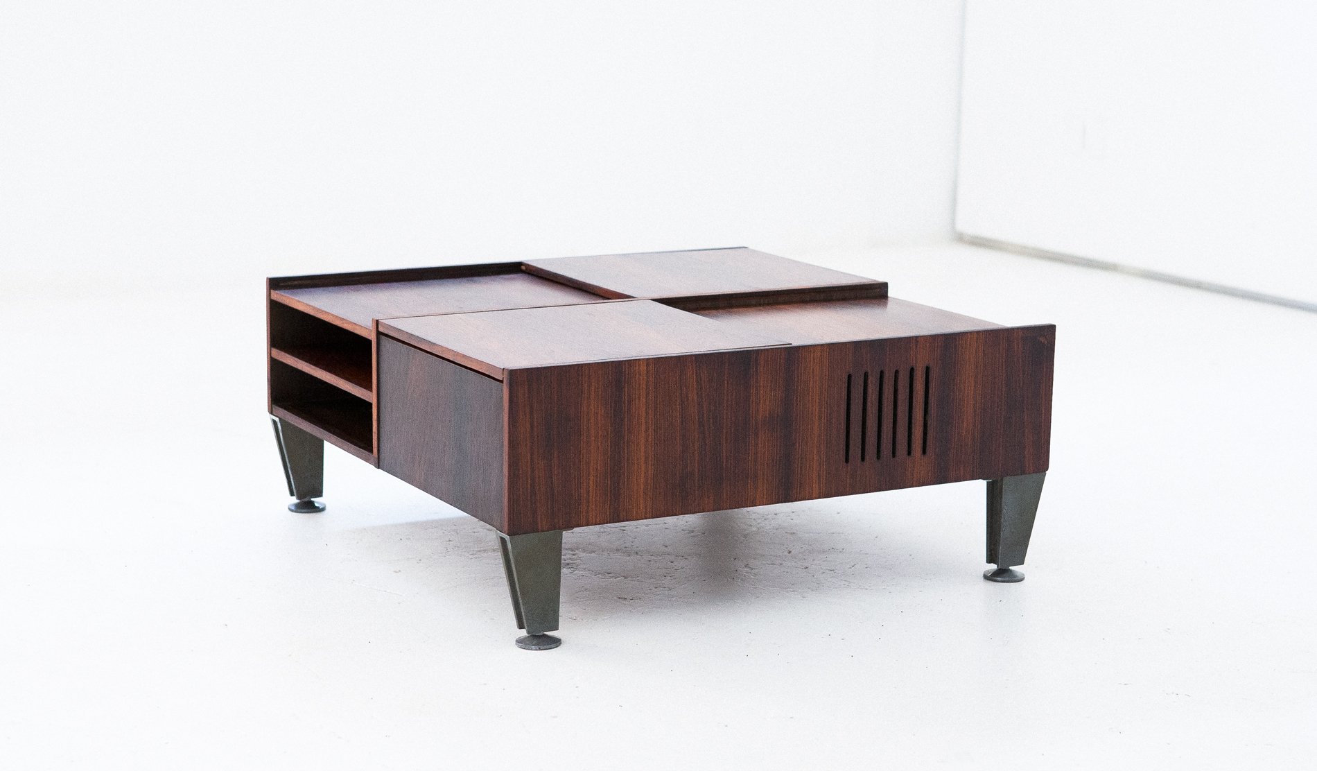 multifunctional italian modern rosewood coffee table 1960s 1