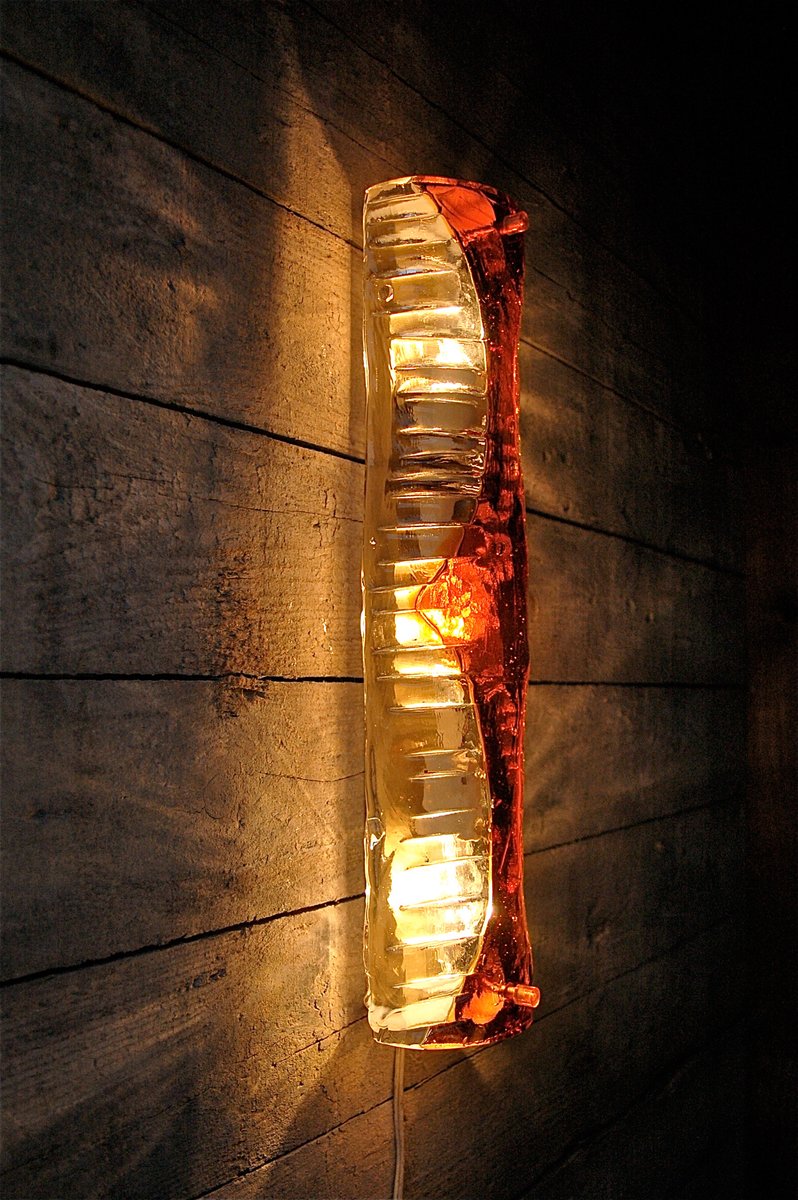 Vintage Italian Murano Wall Lights, Set of 2 for sale at Pamono