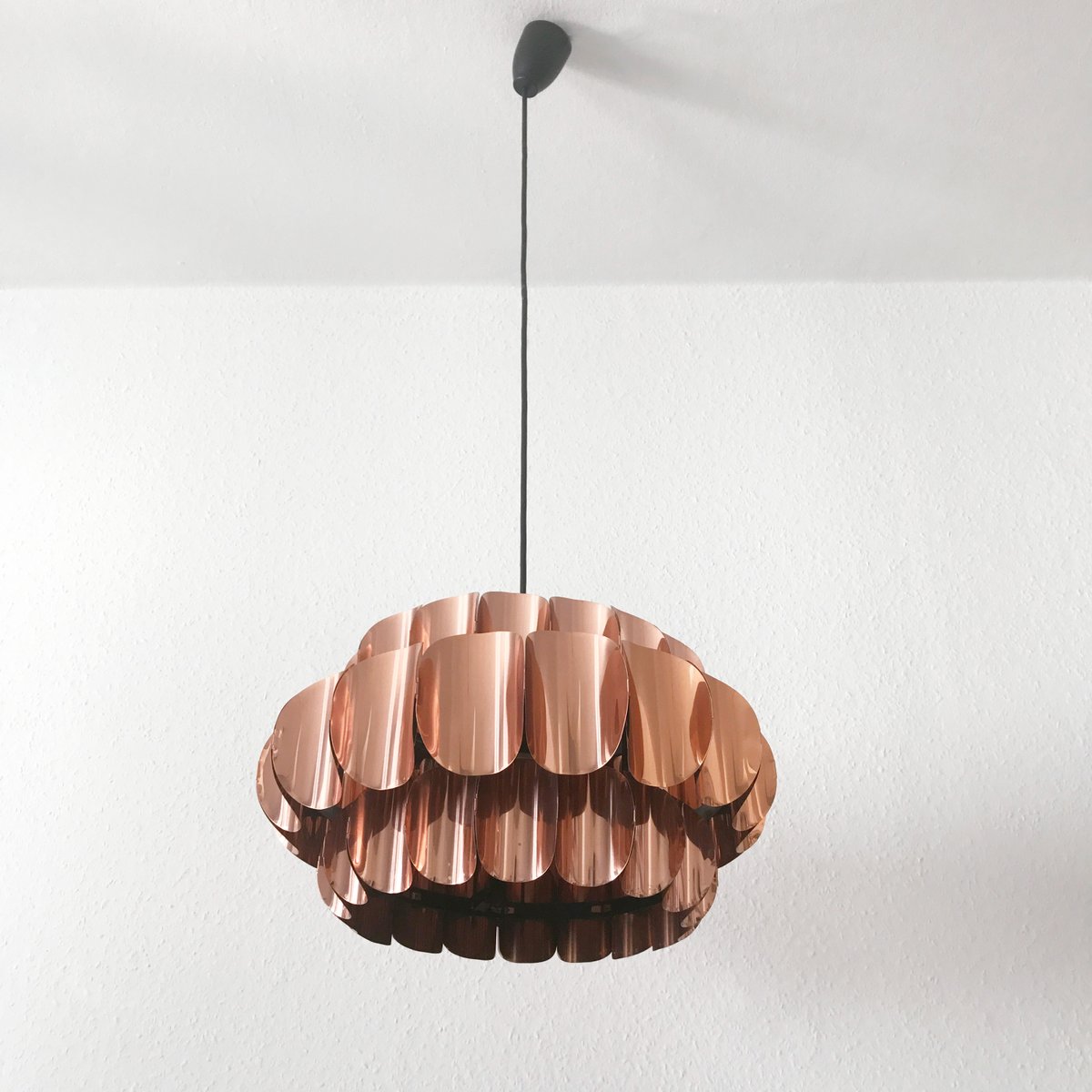 Design Copper Pendant Light mid century copper pendant light from temde for sale at pamono temde