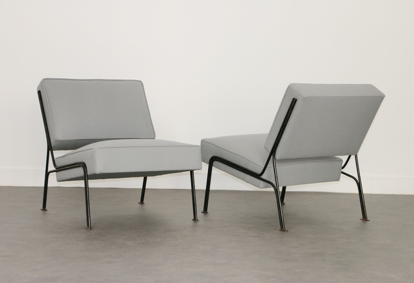 G2 Armchairs Pierre Guariche For Airborne 1950s Set Of 2 For inside 2 Armchairs