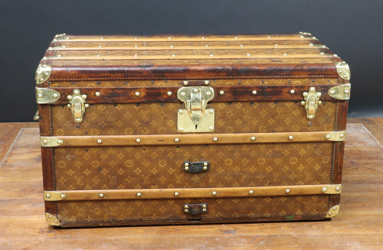 Antique Louis Vuitton Steamer Trunk | Confederated Tribes of the Umatilla Indian Reservation