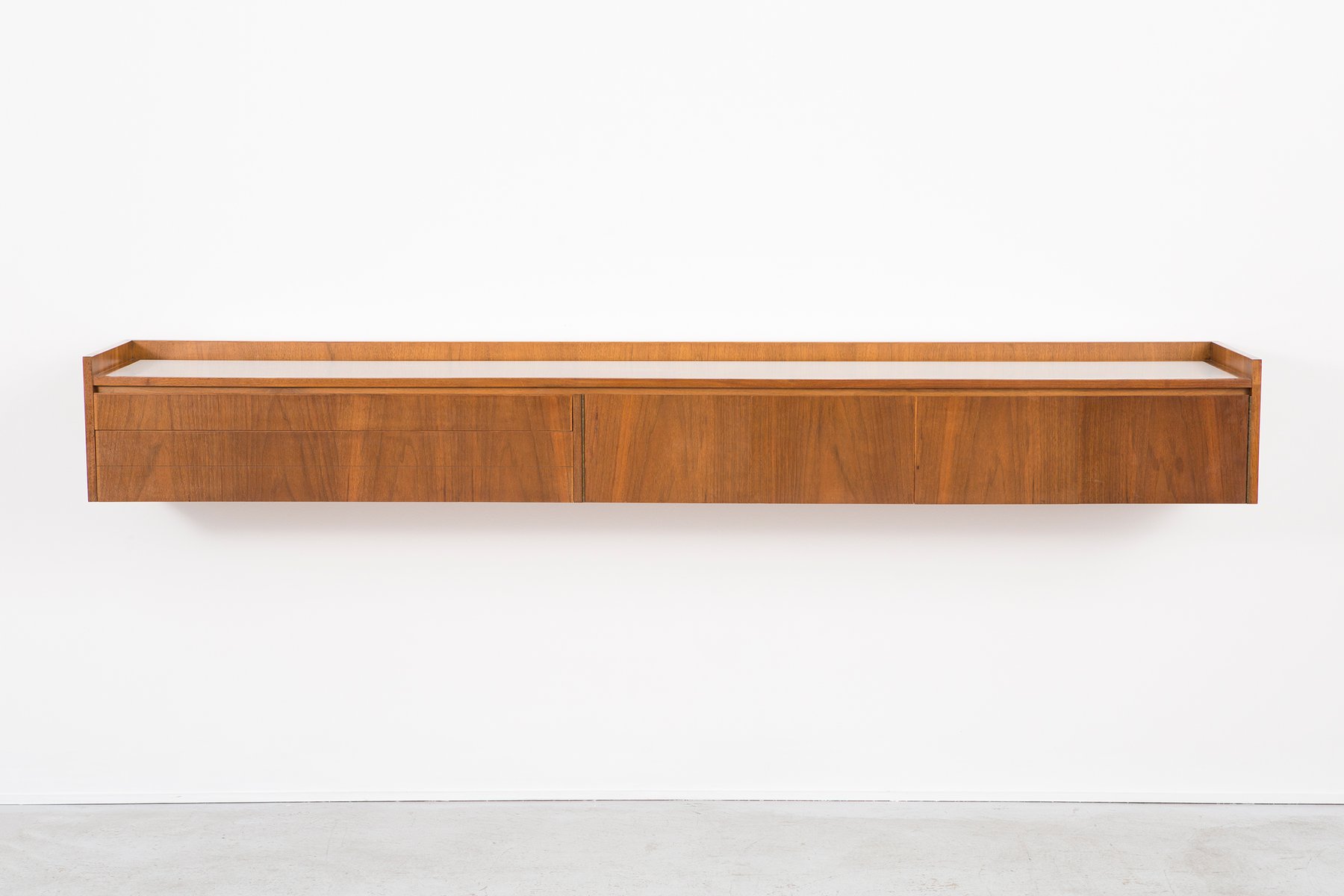 Mid Century Floating Wall Unit by Paul McCobb for Calvin