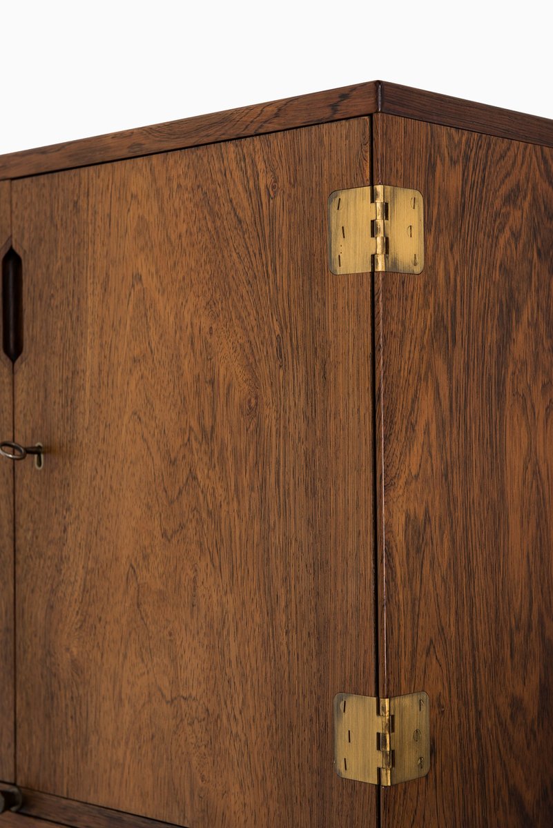 Mid Century Wall Mounted Bar Cabinet by Svend Langkilde