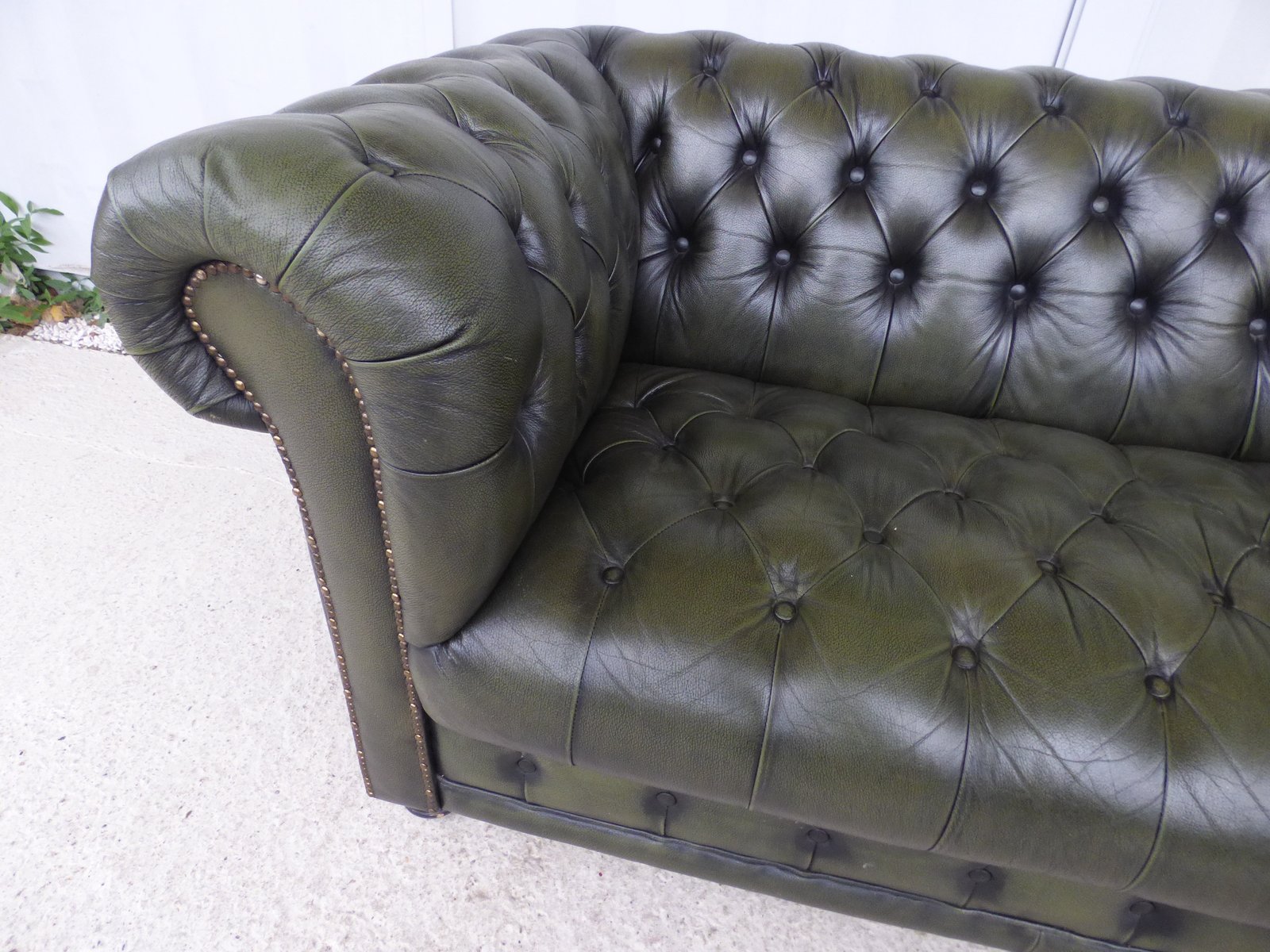 Vintage French Chesterfield Sofa 1970s For Sale At Pamono